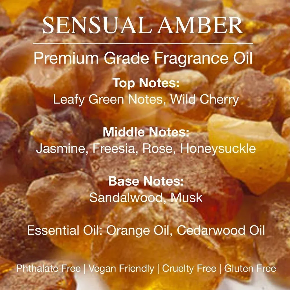 Sensual Amber Reed Diffuser Set Red - 3.4oz/100mL - Picture 4 of 4